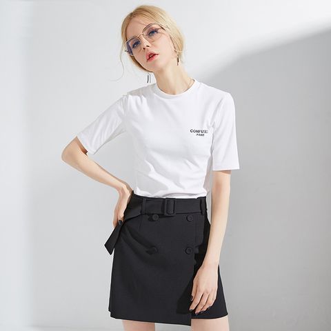  Áo T-Shirt Thêu Chữ 5230 