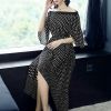 Đầm Chiết Eo Chấm Bi 5237