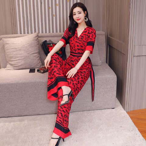  Jumpsuit In Họa Tiết 5243 