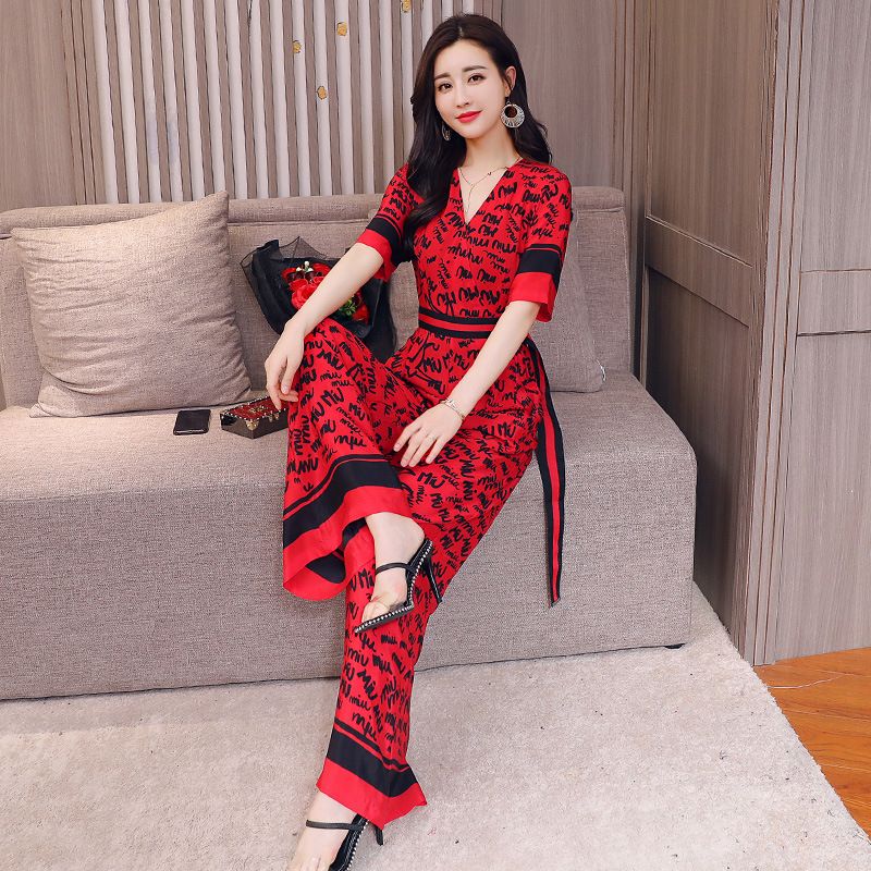 Jumpsuit In Họa Tiết 5243