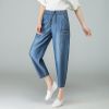 Quần Baggy Jean Mềm Lưng Thun 5284