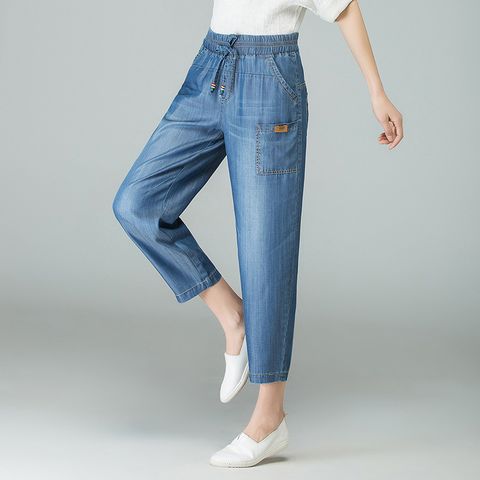  Quần Baggy Jean Mềm Lưng Thun 5284 