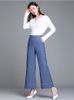 Quần Ống Rộng Culottes Jean Mềm Lưng Cao 5551