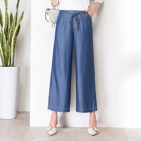  Quần Ống Rộng Culottes Jean Mềm 5552 