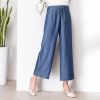 Quần Ống Rộng Culottes Jean Mềm 5552