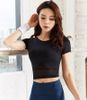 Áo Thun Crop-Top Trơn Thể Thao 5691