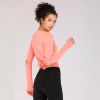 Áo Crop-Top Thể Thao Cut-Out Lưng Thắt Nơ 5836