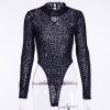 Áo Bodysuit Hoạ Tiết Da Beo 5985