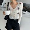 Áo Khoác Cardigan In Bướm 6351 (3 Màu)