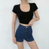 Áo Thun Croptop Trơn 6366 (7 Màu)