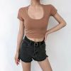 Áo Thun Croptop Trơn 6366 (7 Màu)