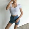 Áo Thun Croptop Trơn 6366 (7 Màu)