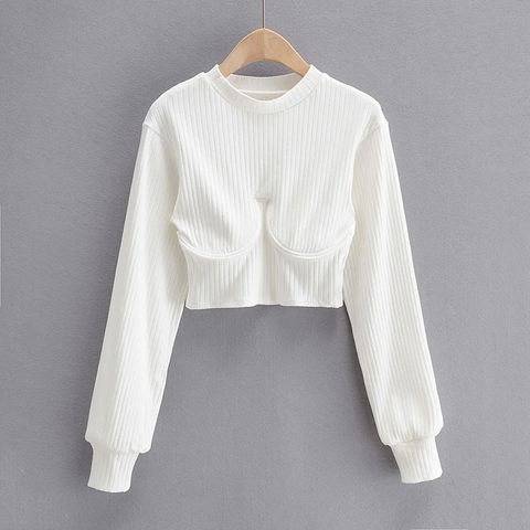  Áo Kiểu Croptop Trơn 6411 (3 Màu) 