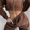 Set Áo Khoác Croptop Hoodie & Quần Jogger 6415 (4 Màu)