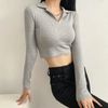 Áo Polo Croptop Tay Dài 6567 (3 Màu)