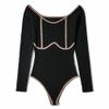 Áo Bodysuit Outline Tay Dài 6576 (2 Màu)