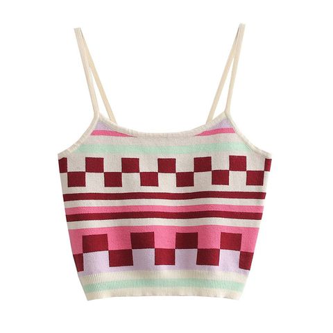  Áo Croptop Len 2 Dây 7047 