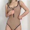 Áo Bodysuit 2 Dây Khóa Kéo 7150