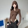 Áo Bodysuit Tay Dài Có Mũ 7208