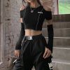 Áo Croptop Tay Rời Cut-Out 7269