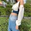 Áo Croptop Tay Rời 7270