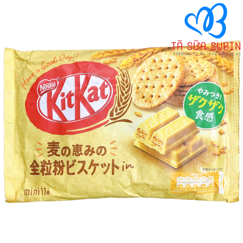 Kẹo Socola KitKat Nhật (10 Thanh) Vị Bánh Quy