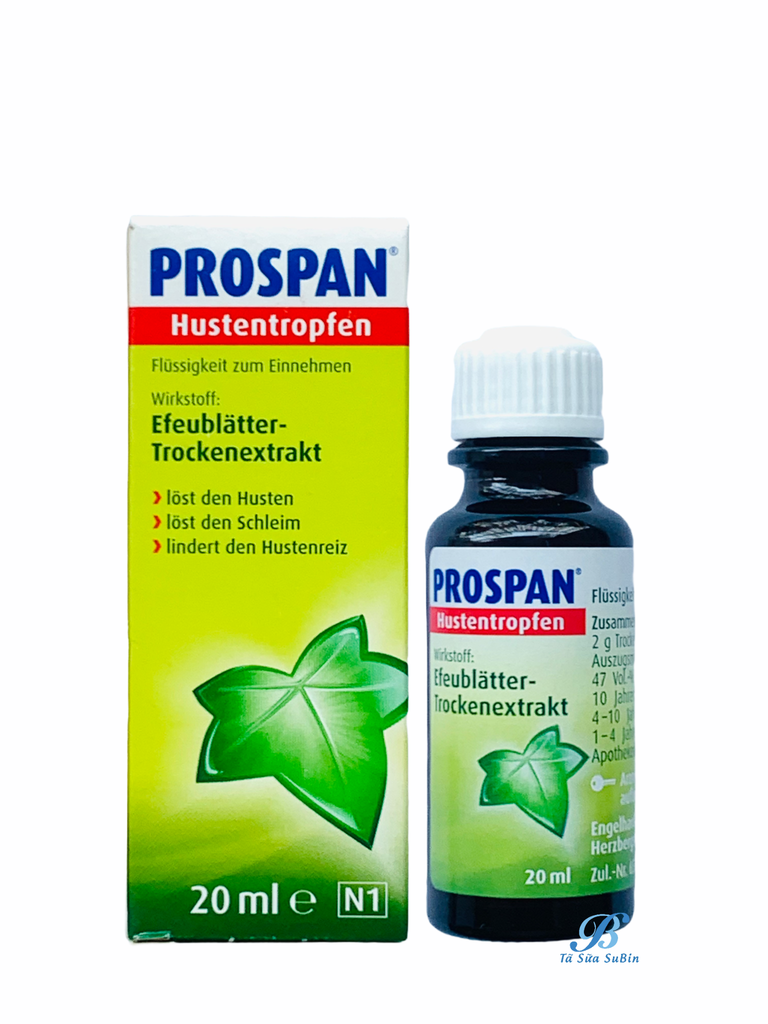 Tinh Chất Ho Prospan Đức 20ml Cho Bé Từ 1 Tuổi