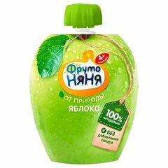 Trái Cây Nghiền Fruto Nga 90gr Vị Táo Xanh Cho Bé Từ 4 Tháng