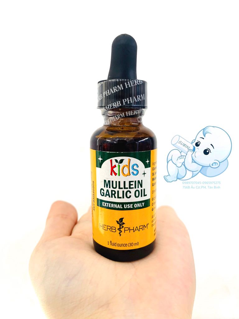 Thuốc Điều Trị Viêm Tai Giữa Mullein Garlic Oil (30ml)