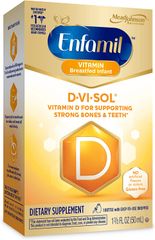 Vitamin D dạng siro Enfamil D-VI-SOL của Mỹ cho trẻ từ 0 đến 4 tuổi lọ 50ml