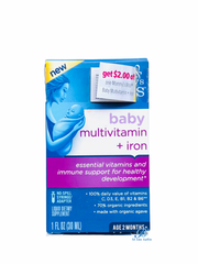 Vitamin Tổng Hợp + Sắt Mommys Bliss Mỹ 30ml cho bé từ 2 tháng