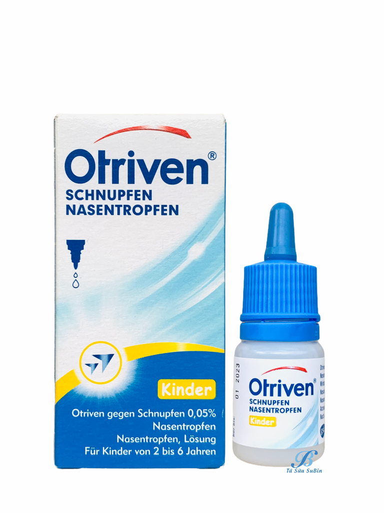 OTRIVEN 0,05 - THUỐC NHỎ MŨI DÀNH CHO BÉ TỪ 2 đến 6 Tuổi 10 ML.