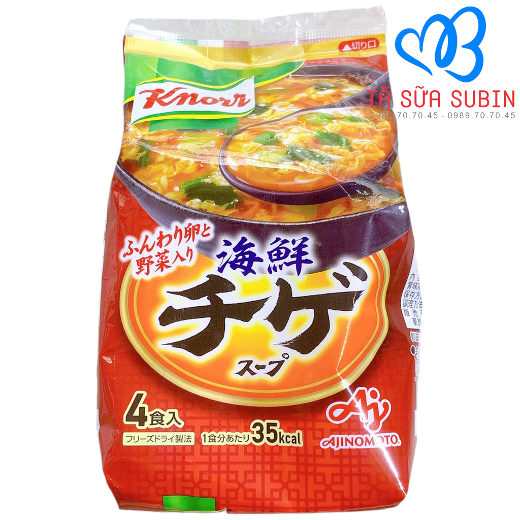 Súp Miso Knorr Ajinomoto Nhật 5 Gói Vị Hải Sản Rau Củ