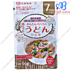 Mì Udon Tách Muối 7 Tháng Tanabiki 100gr