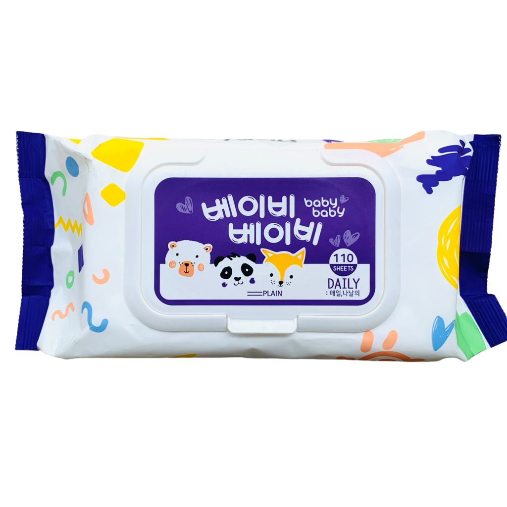 Khăn Ướt Baby Wet Wipes Korea 110 Tờ