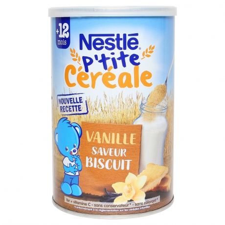 Bột Pha Sữa Nestle Pháp 400gr Vị Vani Bích Quy Dành Cho Bé Từ 12 Tháng