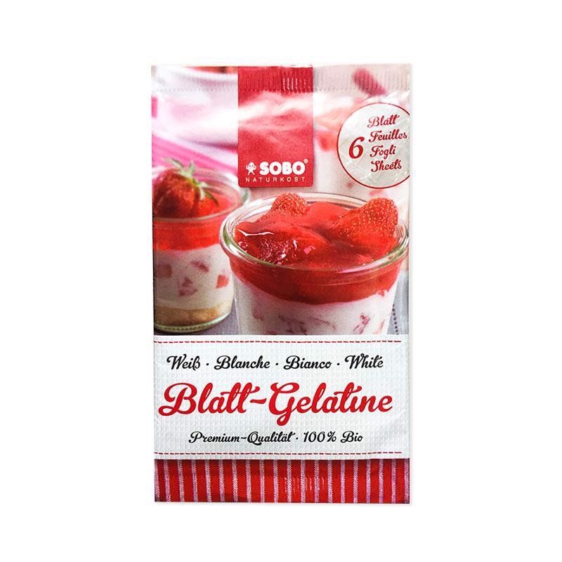 Gelatine hữu cơ dạng lá Sobo( 6 lá ) Đức