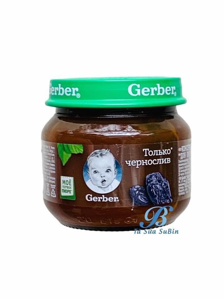 Trái cây Nghiền Gerber Nga vị mận đen (80gr)