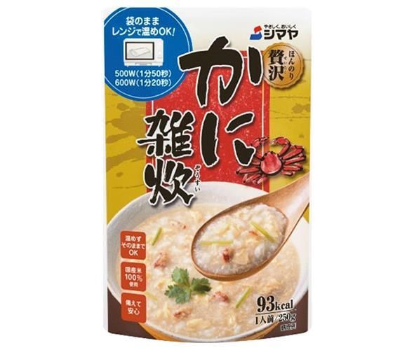 Cháo Shimaya Nhật Bản 250gr Vị Cua Đỏ Cho Bé Từ 1 Tuổi