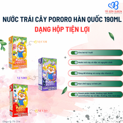 Nước Trái Cây Segom Pororo Hàn Quốc 190ml