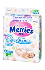 Tã Dán Merries Hàng Nội Địa Nhật Size S82 (4-8 Kg)