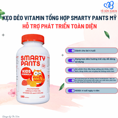 Kẹo Dẻo Vitamin Tổng Hợp Smarty Pants Kids Complete Mỹ 180 Viên