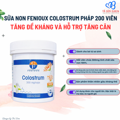 Sữa Non ­Fenioux Colostrum Pháp 200 Viên