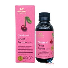 Siro Ho Khan, Ho Đờm Children's Chest Soothe Night Harker Herbals New Zealand 150ml Vị Cam