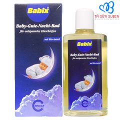 Tinh Dầu Tắm Giúp Bé Ngủ Ngon Babix Baby-Gute-Nacht-Bad Đức 125ml