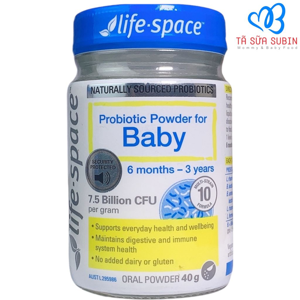 Men Vi Sinh Life Space Probiotic Powder For Baby Úc 40gr