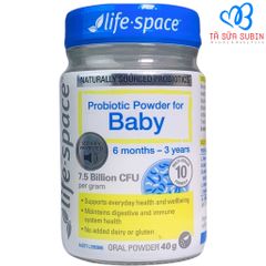 Men Vi Sinh Life Space Probiotic Powder For Baby Úc 40gr