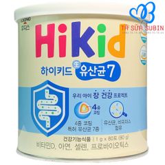Men Vi Sinh Và Sữa Non Hikid Hàn Quốc 80 Gói ( 80 x 1gr)
