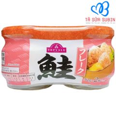 Lốc 2 Hộp Ruốc Cá Hồi Nhật Topvalu Nhật (60gr x 2) Cho Bé Từ 6 Tháng