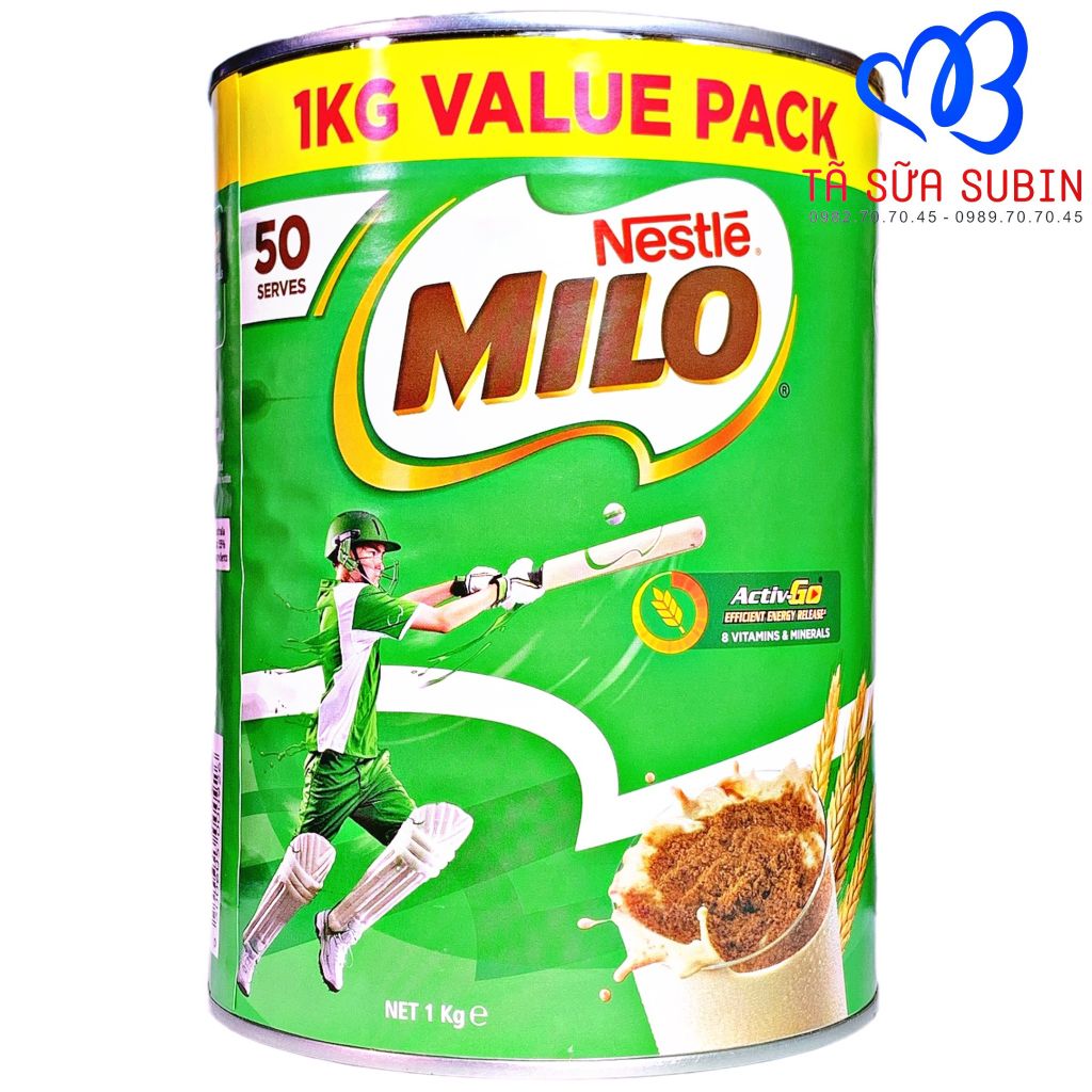 Sữa MILO ÚC 1KG Chính Hãng Nestlé Từ Australia